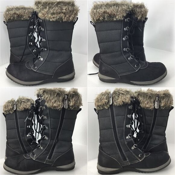 Blondo Sophia Faux Fur Trim Waterproof Boot B10 - Picture 4 of 7